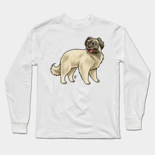 Dog - Pyrenean Shepherd - Fawn Long Sleeve T-Shirt